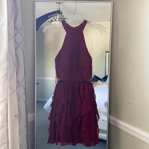 Red Sparkly Homecoming Dress from Dillards